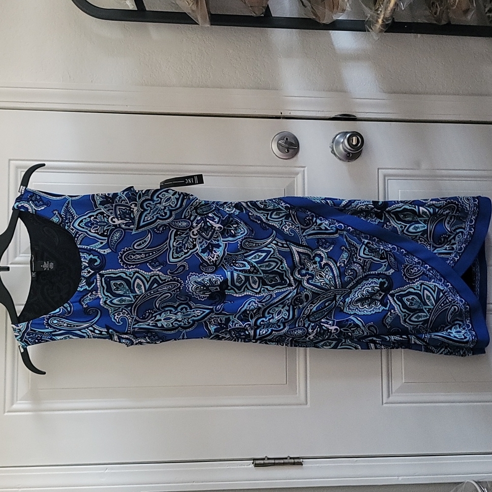 INC Blue Dress Sun & Sea